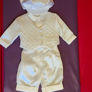 0-3mo Boys 3-piece Christening outfit